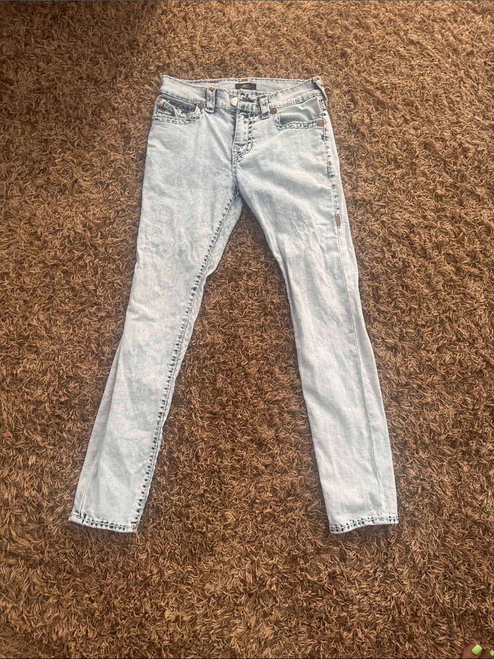 True Religion Light Blue Men's Skinny Jeans